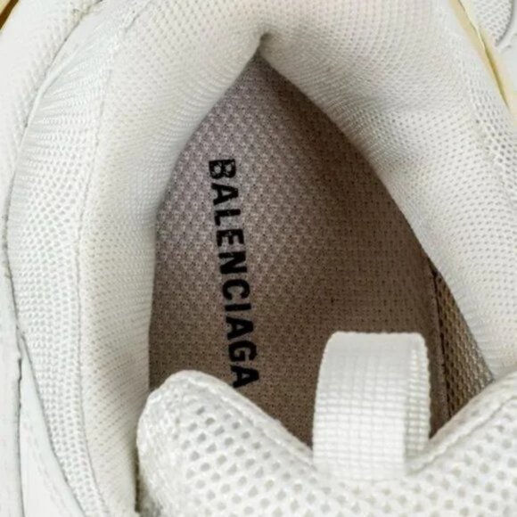 Balenciaga White Triple S Sneakers - Picture 11 of 13